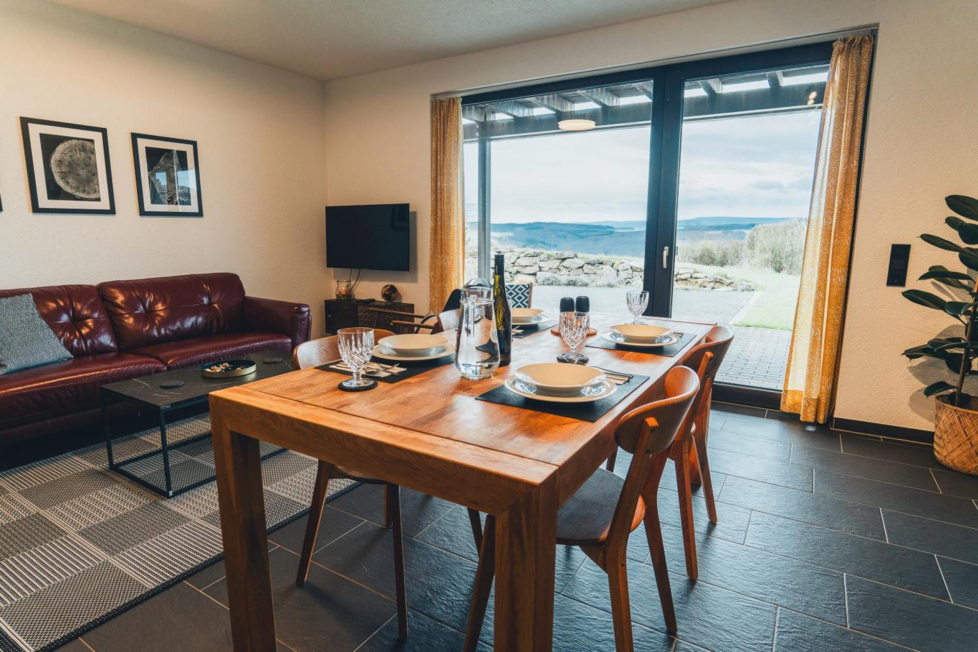 Hunsrueck Valley View Apartment With Cedar Sauna Bruschied ภายนอก รูปภาพ