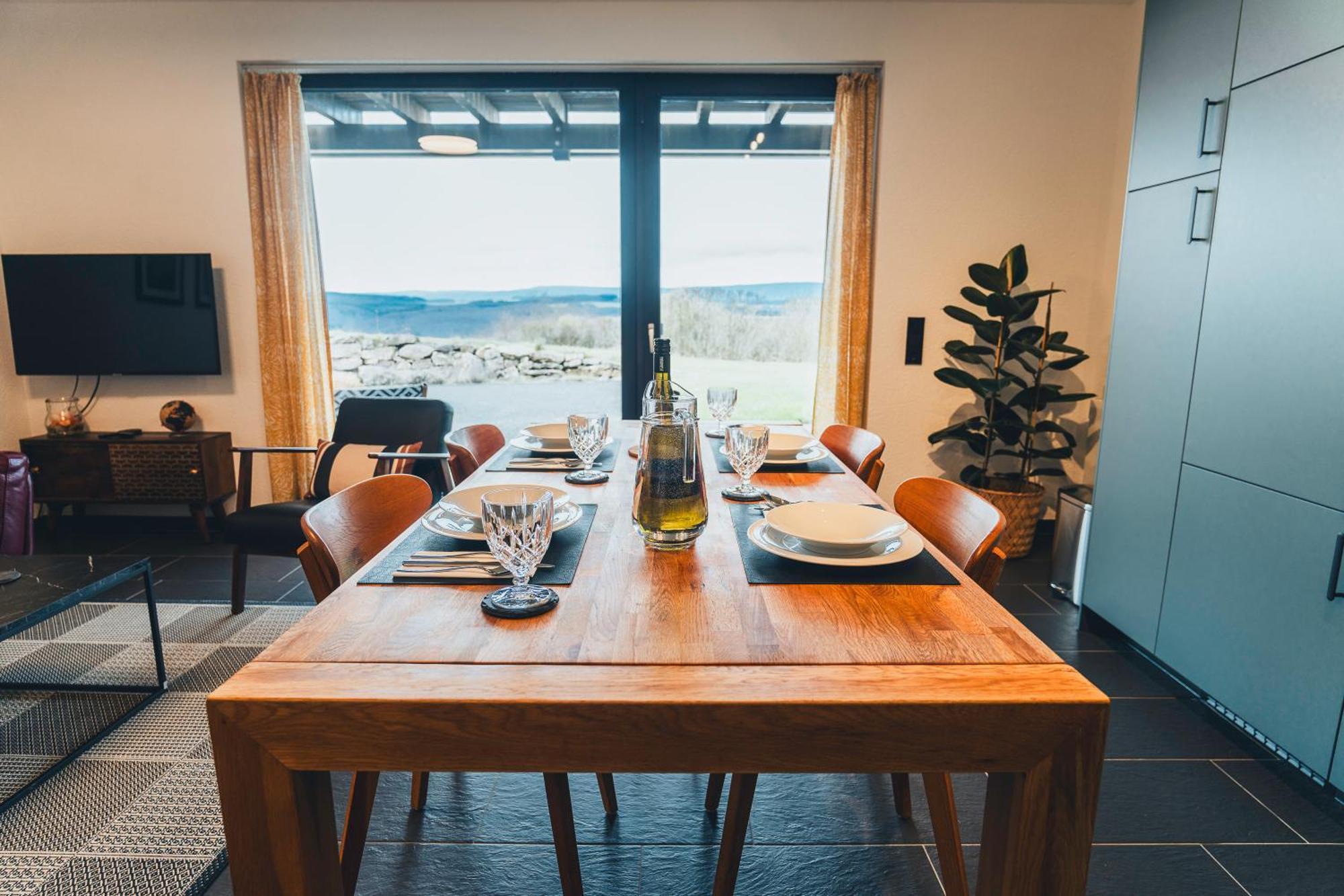 Hunsrueck Valley View Apartment With Cedar Sauna Bruschied ภายนอก รูปภาพ