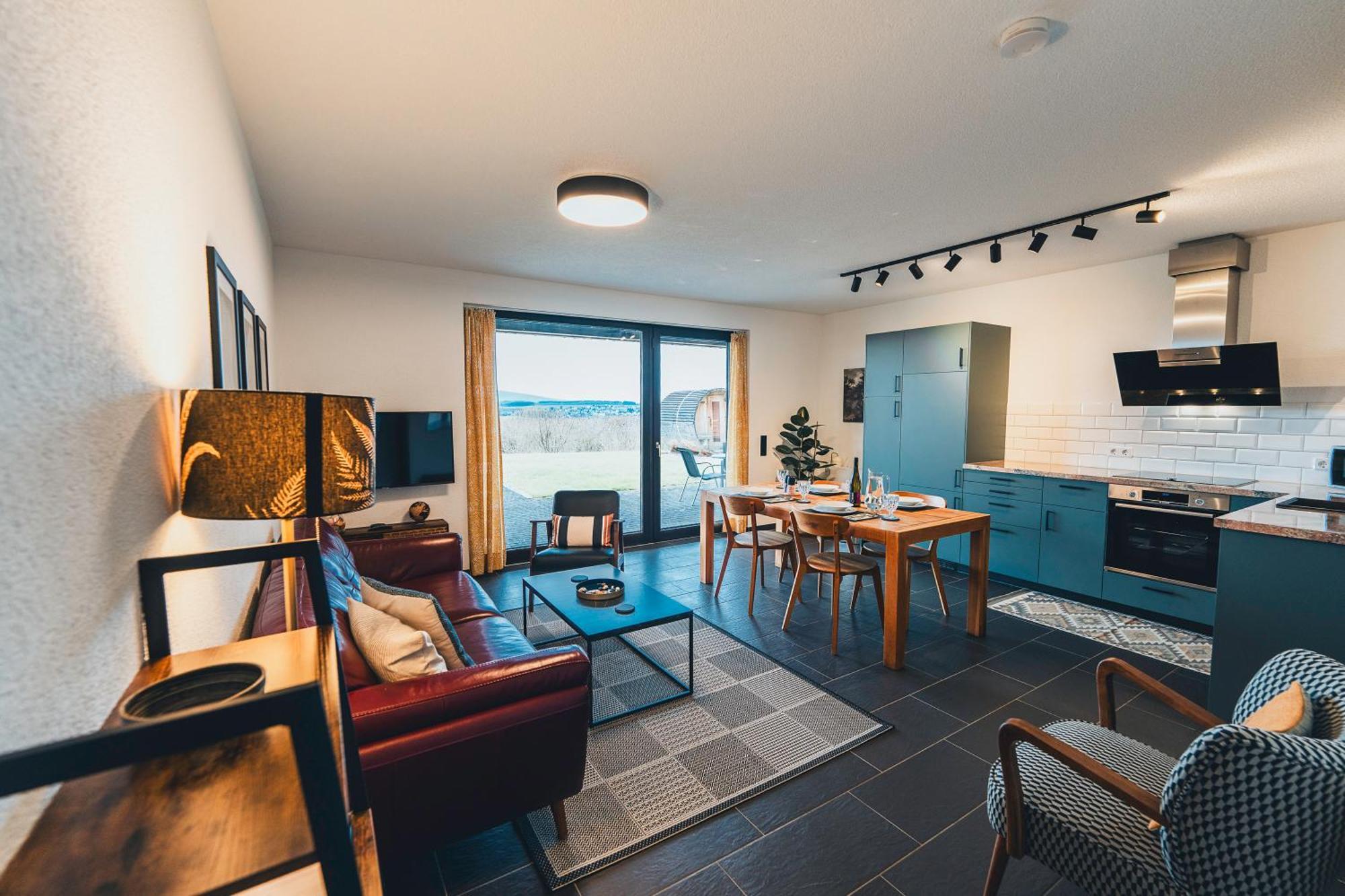 Hunsrueck Valley View Apartment With Cedar Sauna Bruschied ภายนอก รูปภาพ